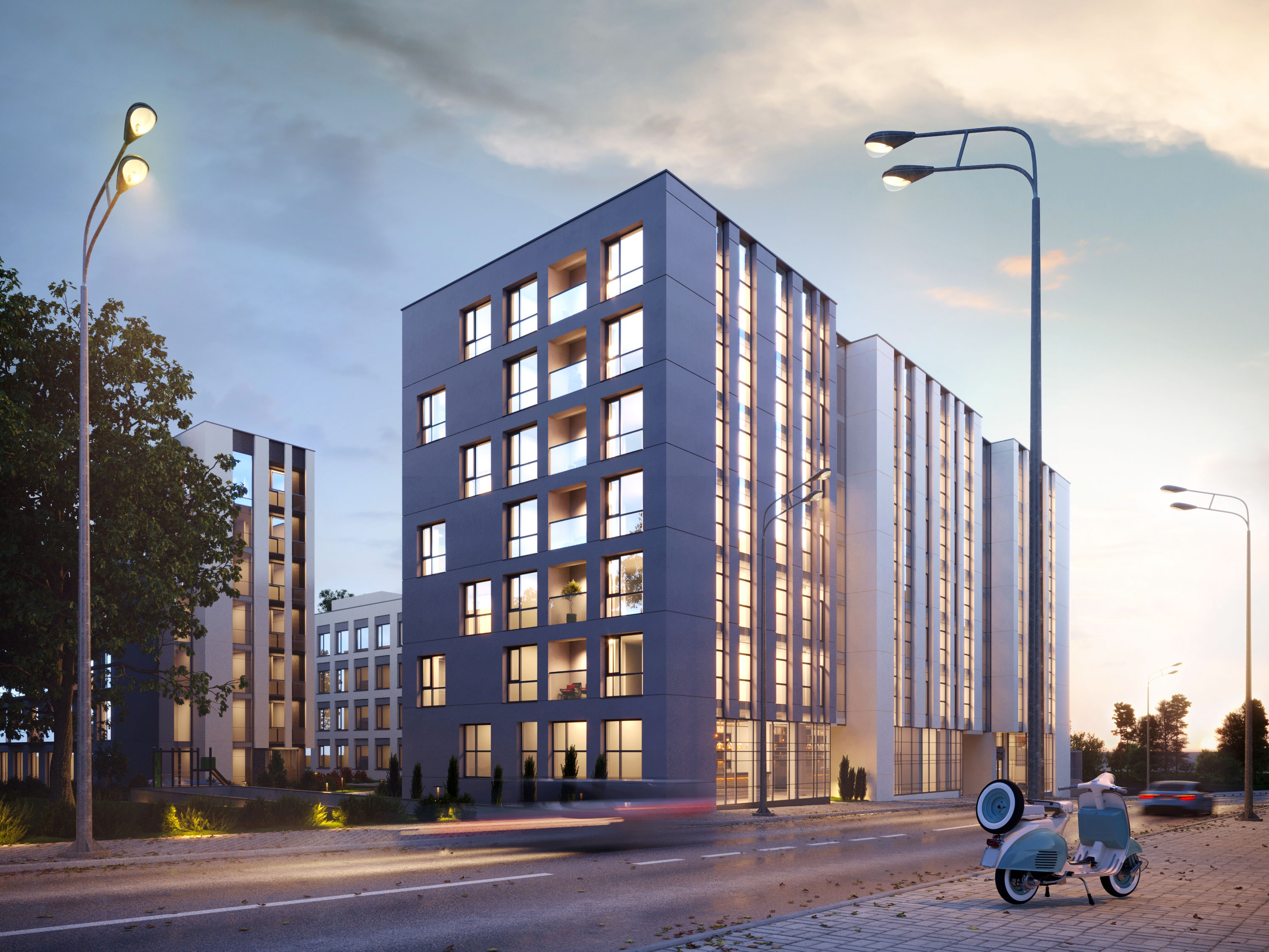 Nedarėme kompromiso nei tavo gyvenimo kokybei, nei patogumui - iki smulkmenų apgalvojome reikalingiausius techninius bei komforto sprendimus, o architektai įdėjo daug pastangų, projektuodami būstus, kuriuose bus išnaudota kiekviena erdvė.